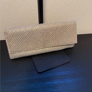 Jessica McClintock Shimmering Gold Clutch